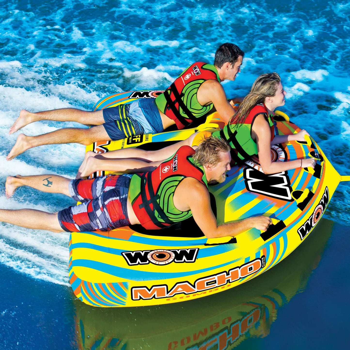 WOW Watersports Macho Tube à tirer pour 1 à 3 personnes