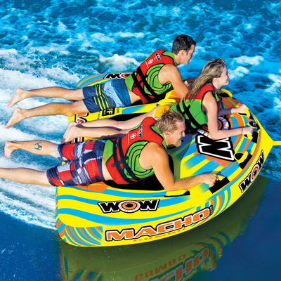 WOW Watersports Macho 1-3 Person Towable Water Tube