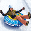 Tuyau de neige WOW Sports Surge avec fond en toile