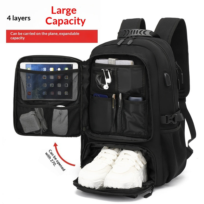 Mochila de Senderismo Impermeable Premium con Capacidad Extra Grande