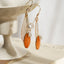 Real Alstroemeria Petal Earrings - Fairy Wings Floral Jewelry