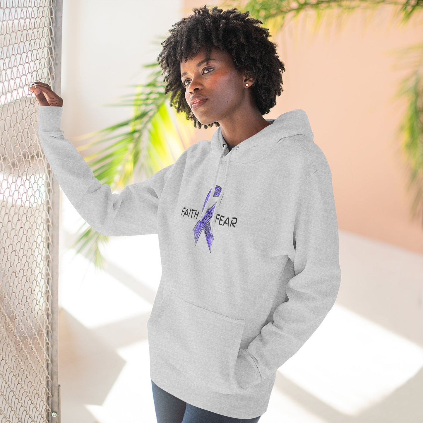 Sudadera de Conciencia sobre la Epilepsia Faith Over Fear