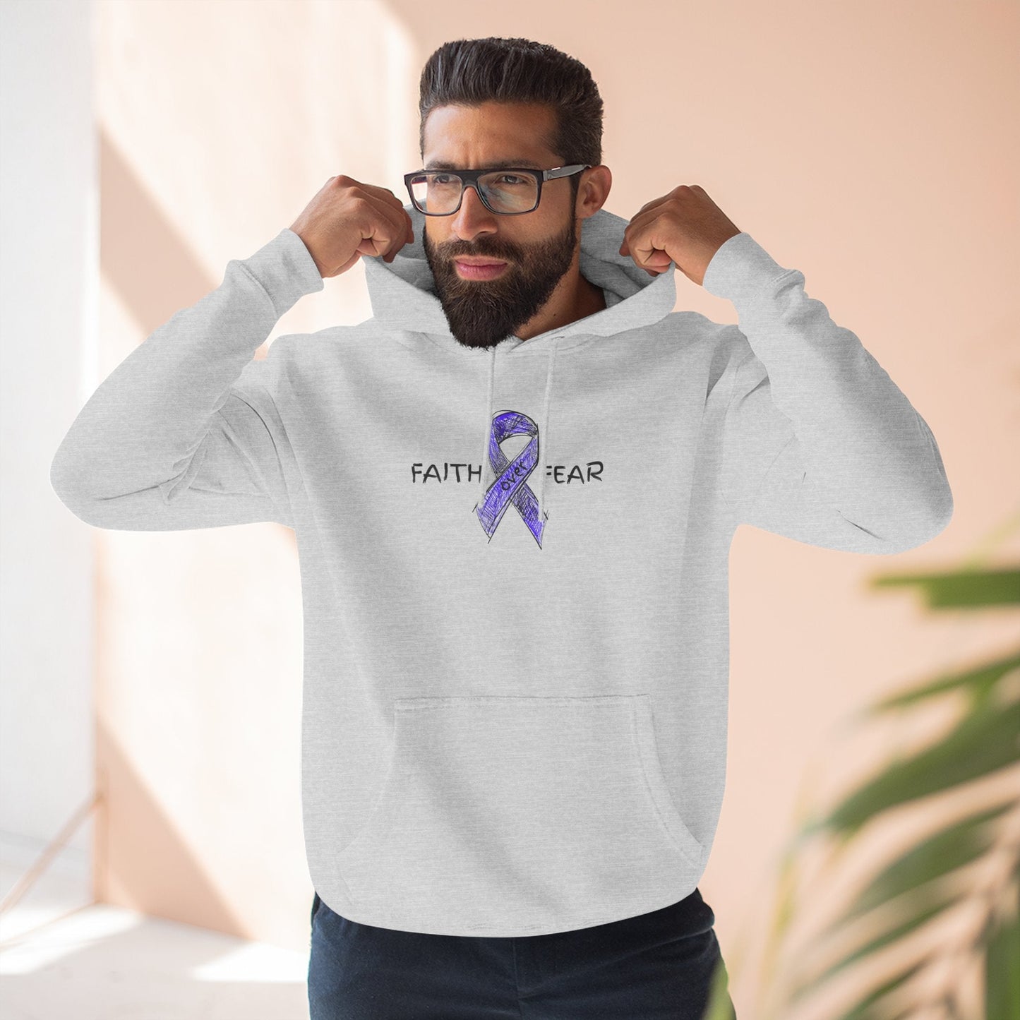 Sudadera de Conciencia sobre la Epilepsia Faith Over Fear