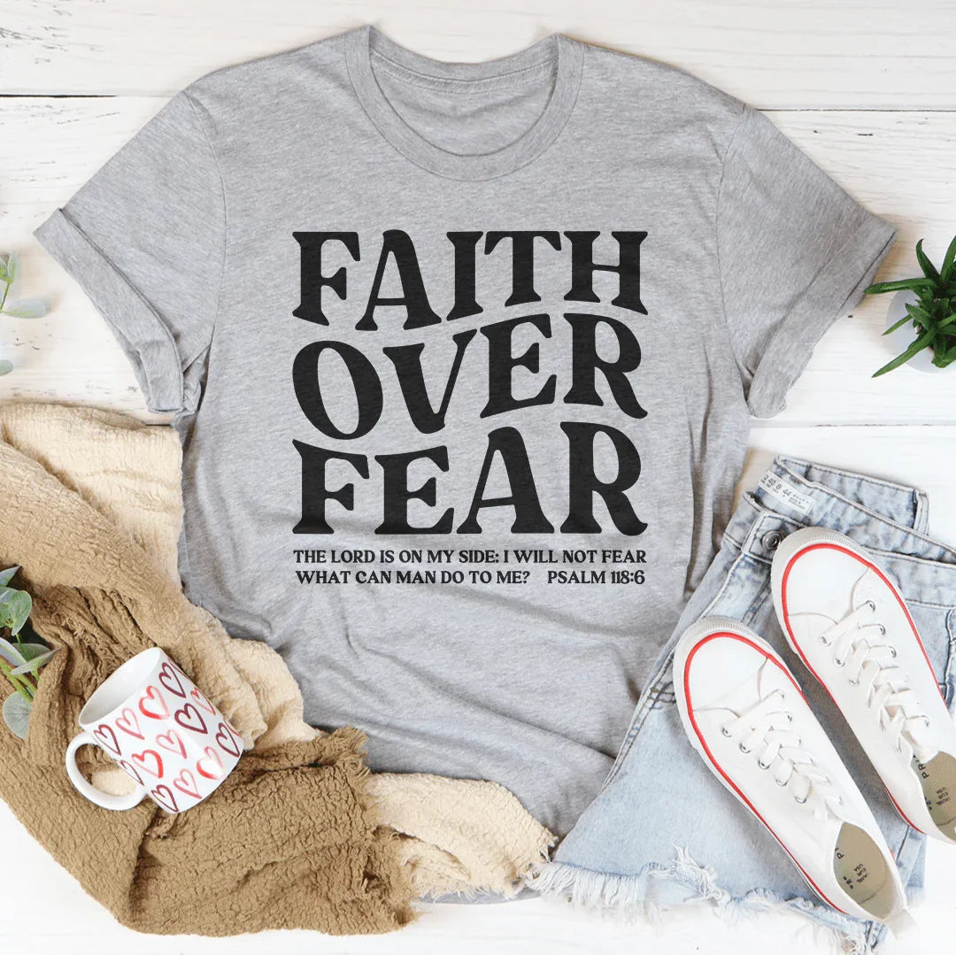 Fe sobre miedo camiseta - El Señor está a mi lado