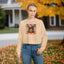 Sudadera recortada para amantes de los gatos de otoño