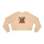 Sudadera recortada para amantes de los gatos de otoño