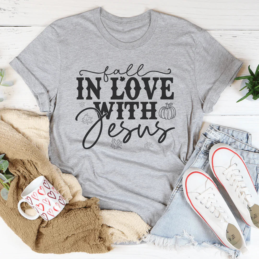 T-shirt Tombez amoureux de Jésus