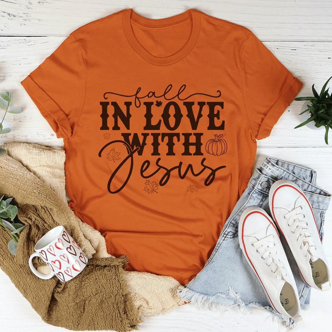 T-shirt Tombez amoureux de Jésus