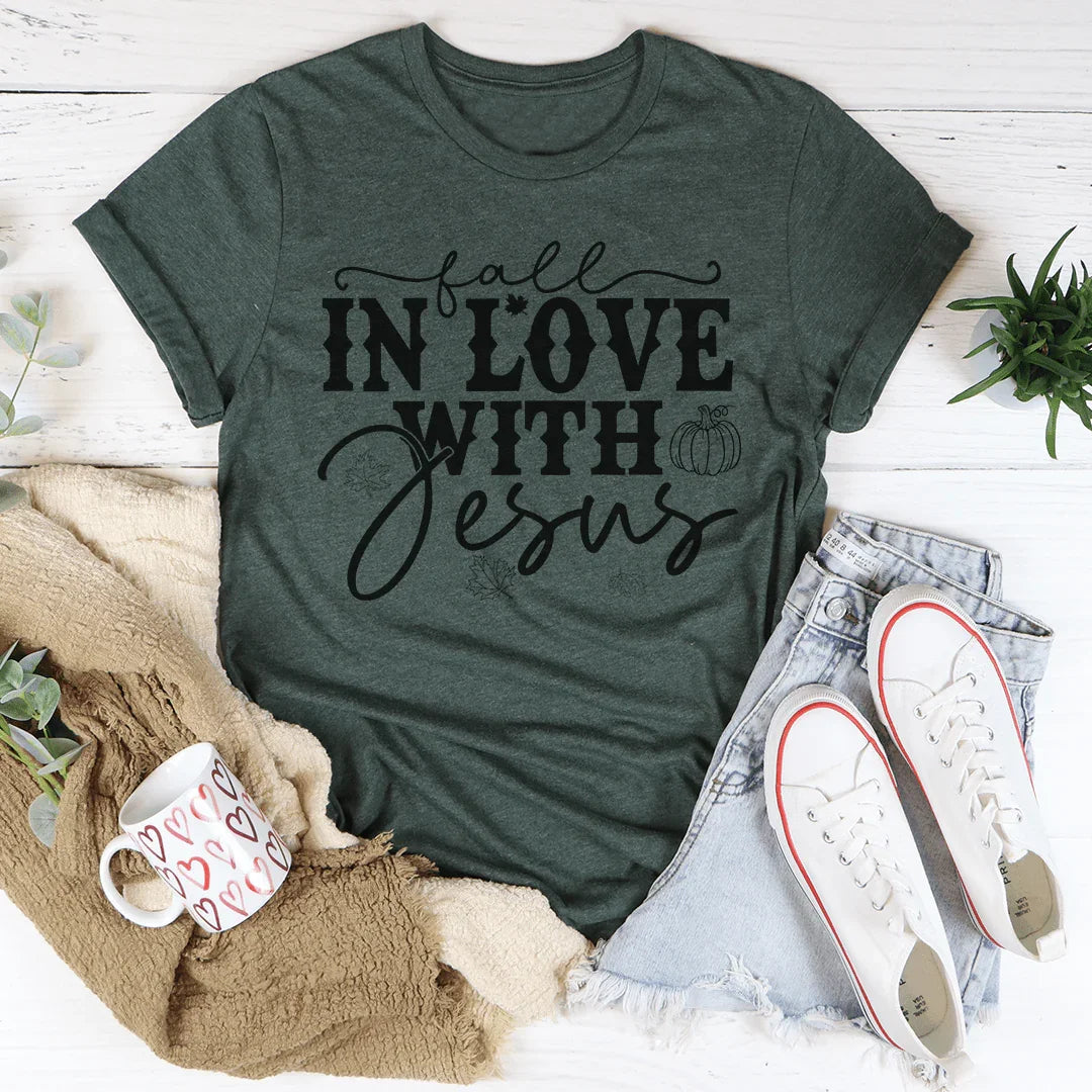 T-shirt Tombez amoureux de Jésus