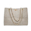 Sac à bandoulière en cuir PU élégant avec chaîne pour femmes