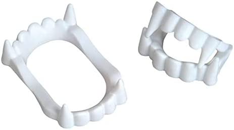 Dents de vampire blancs premium - 12 ou 144 pièces