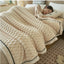 Winter Coral Flannel Thermal Blanket