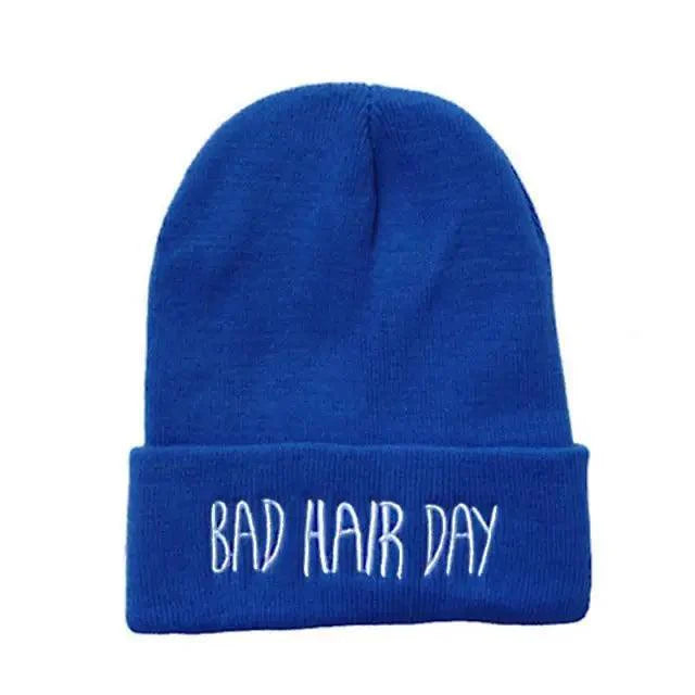 Fashion Bad Hair Day Beanies - Unisex Soft Winter Hats