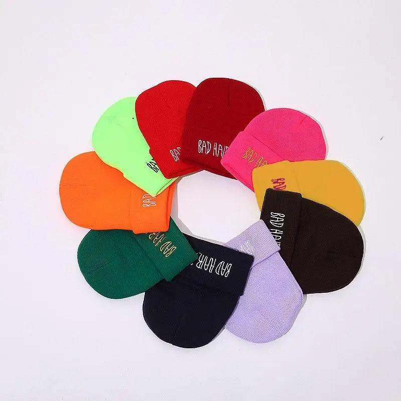 Fashion Bad Hair Day Beanies - Unisex Soft Winter Hats