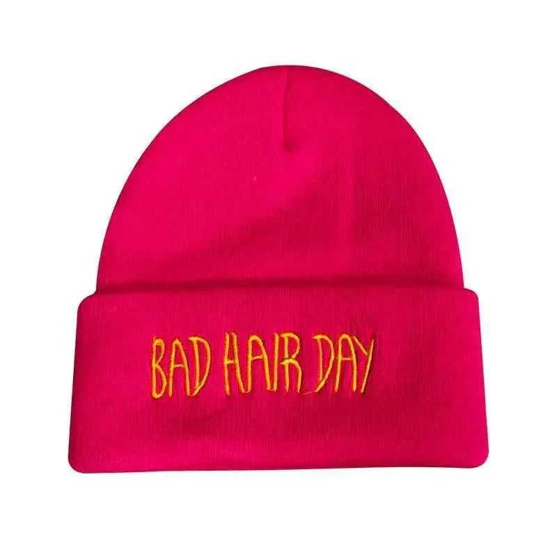 Fashion Bad Hair Day Beanies - Unisex Soft Winter Hats