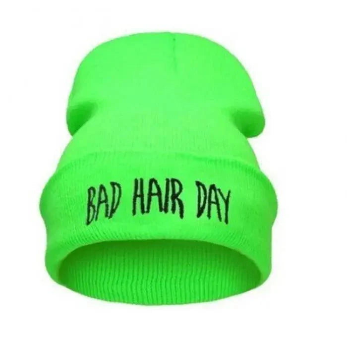 Fashion Bad Hair Day Beanies - Unisex Soft Winter Hats