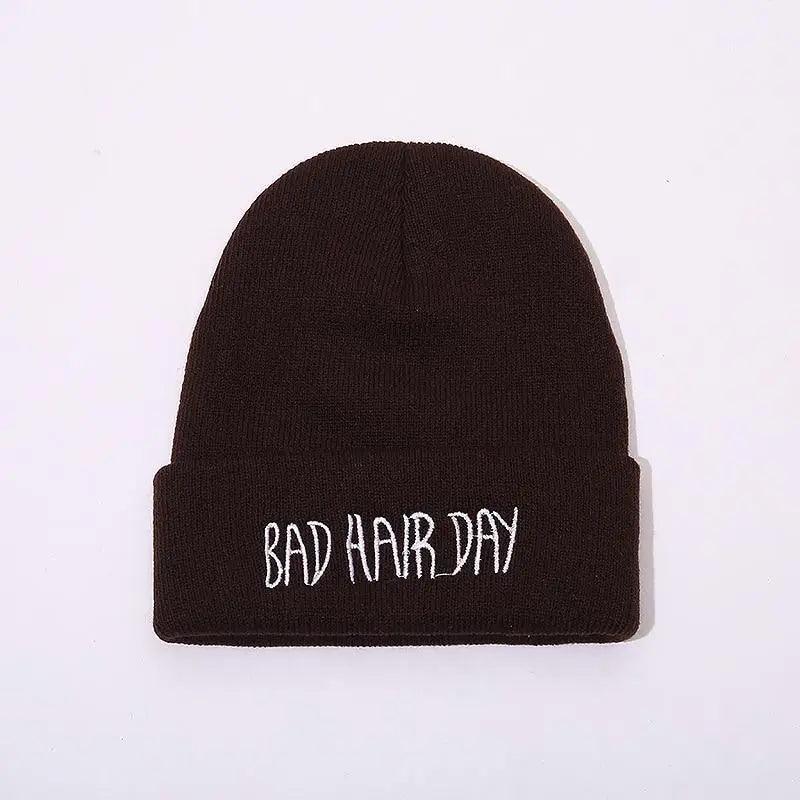 Fashion Bad Hair Day Beanies - Unisex Soft Winter Hats