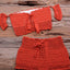 Conjunto de Bikini de Estilo Elegante de Crochet con Borlas