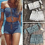 Conjunto de Bikini de Estilo Elegante de Crochet con Borlas