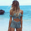 Conjunto de Bikini de Estilo Elegante de Crochet con Borlas