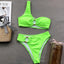 Modern One Shoulder High Waist Bikini Set for Women
