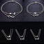 Bracelet Infini Géométrique Argenté Élégant pour Femmes