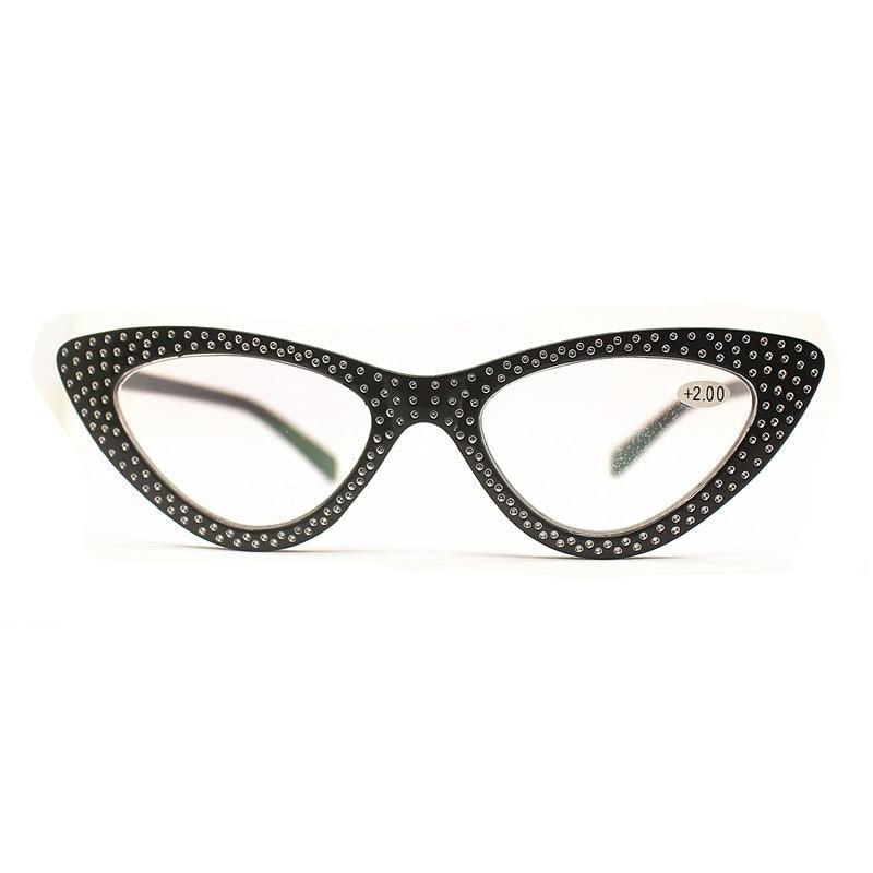 Gafas de lectura clásicas de moda estilo gato para protección ocular