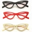Gafas de lectura clásicas de moda estilo gato para protección ocular