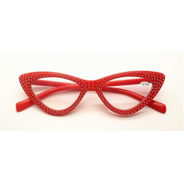Gafas de lectura clásicas de moda estilo gato para protección ocular
