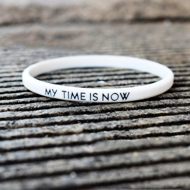 Ensemble de Bracelets en Silicone Inspirants pour Hommes et Femmes