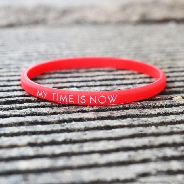 Ensemble de Bracelets en Silicone Inspirants pour Hommes et Femmes