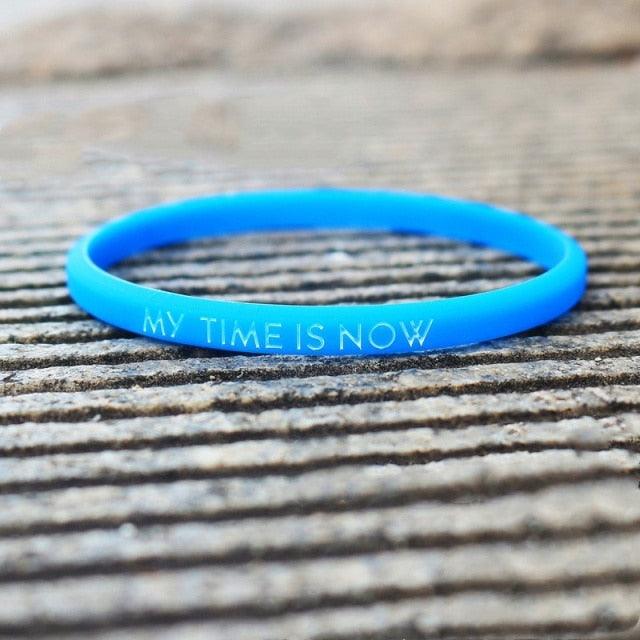 Ensemble de Bracelets en Silicone Inspirants pour Hommes et Femmes