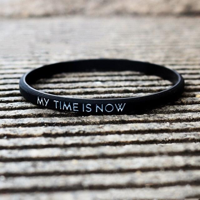 Ensemble de Bracelets en Silicone Inspirants pour Hommes et Femmes