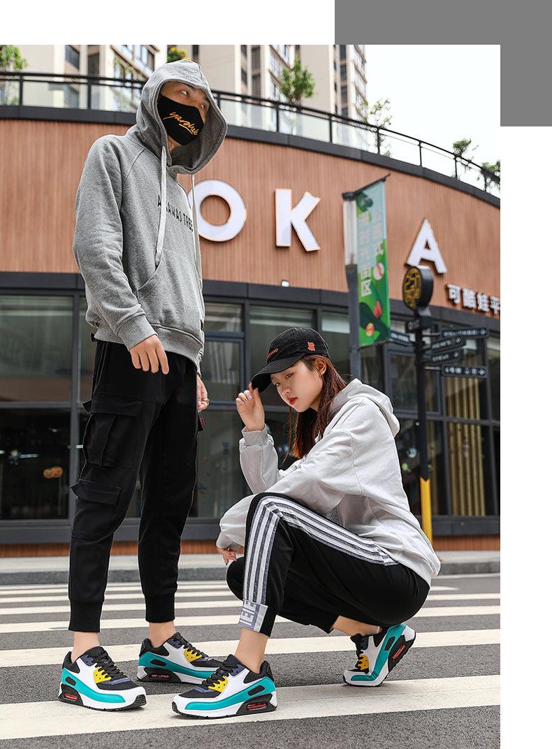 Unisex Air Cushion Sports Sneakers for Running & Fitness - Korvel