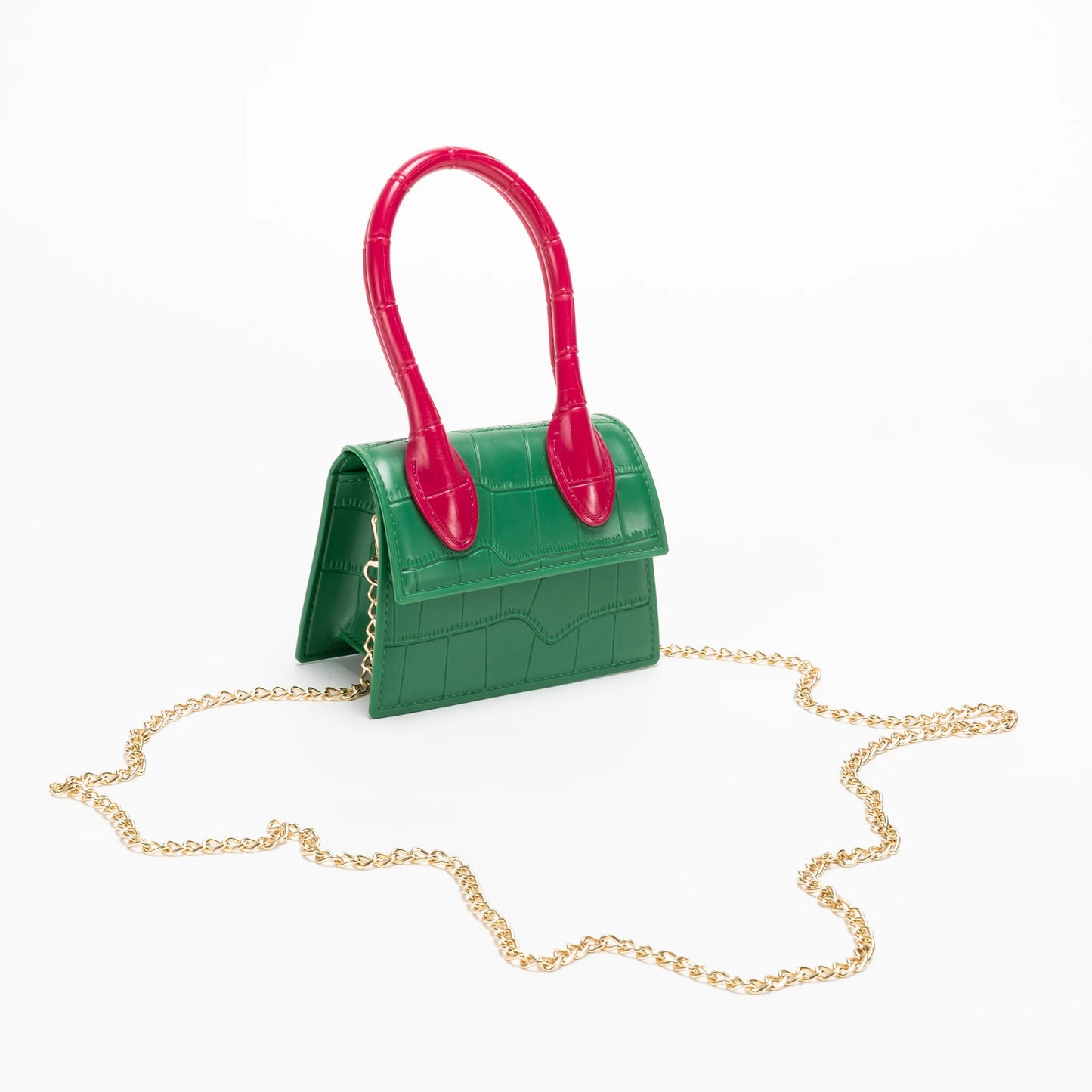 Bolso cruzado de patrón de cocodrilo premium para mujeres
