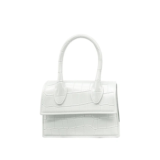 Bolso cruzado de patrón de cocodrilo premium para mujeres