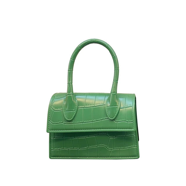 Bolso cruzado de patrón de cocodrilo premium para mujeres
