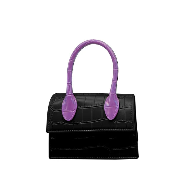 Bolso cruzado de patrón de cocodrilo premium para mujeres