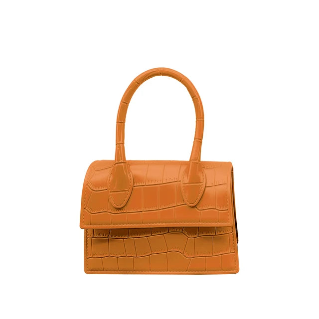Bolso cruzado de patrón de cocodrilo premium para mujeres