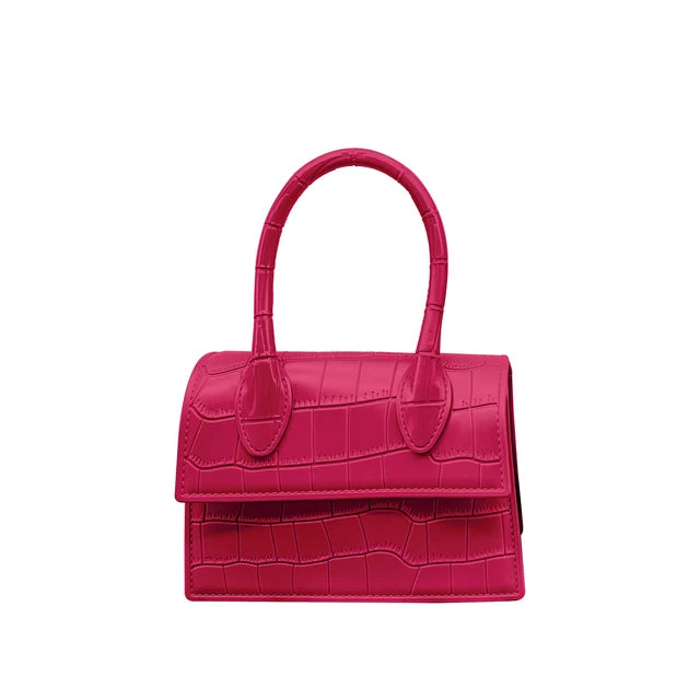 Bolso cruzado de patrón de cocodrilo premium para mujeres