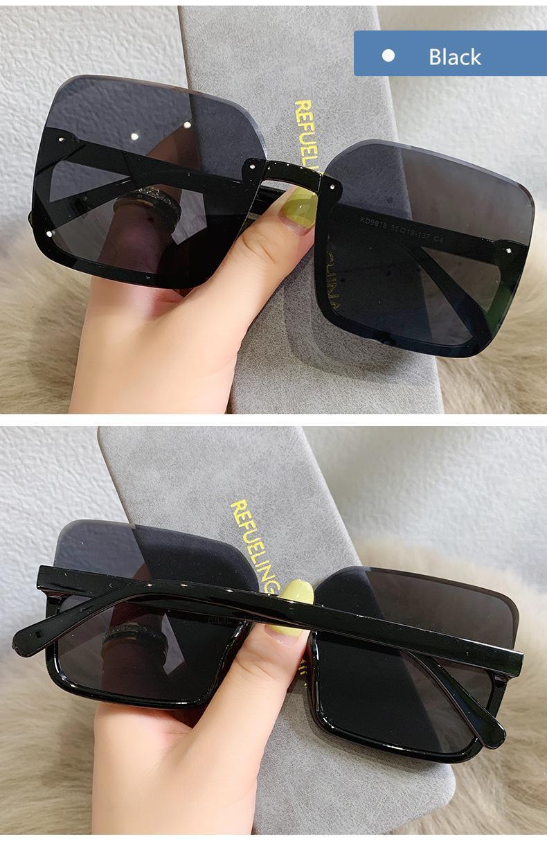Gafas de sol cuadradas de gran tamaño con protección UV400