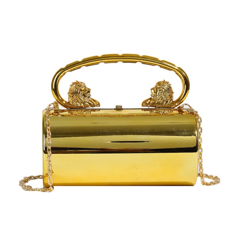 Versatile Solid Color Acrylic Crossbody Handbag for Women