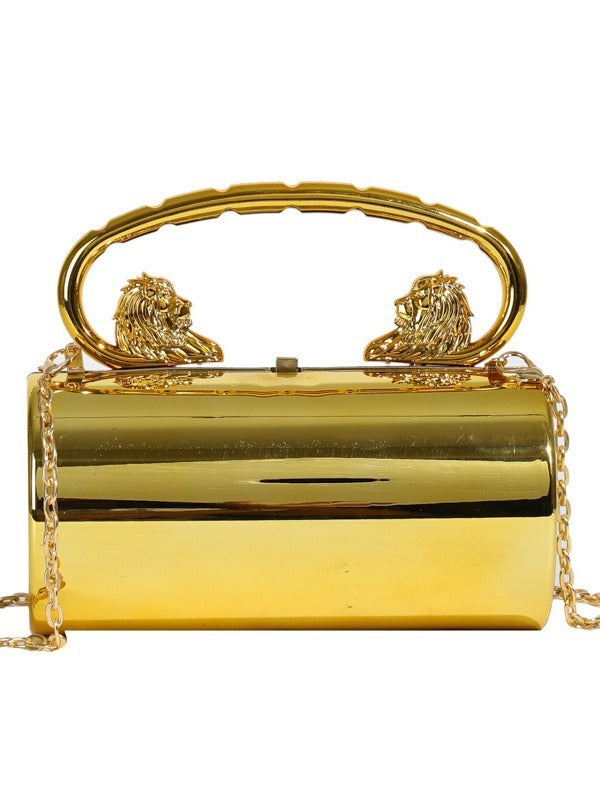 Versatile Solid Color Acrylic Crossbody Handbag for Women