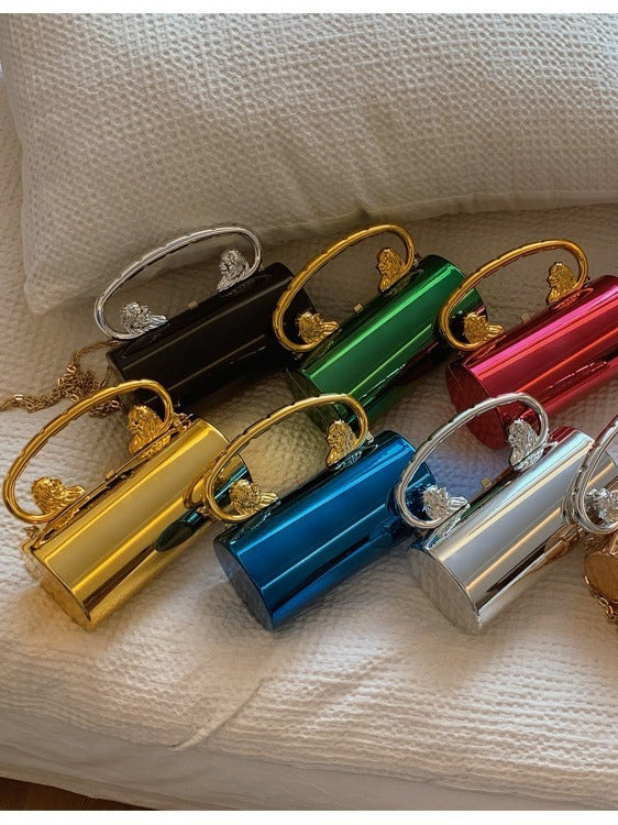 Versatile Solid Color Acrylic Crossbody Handbag for Women