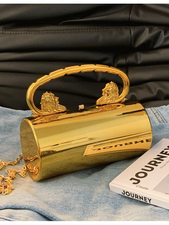 Versatile Solid Color Acrylic Crossbody Handbag for Women