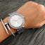 Ensemble de Montre Élégante en Argent avec Rhinestones pour Femmes