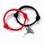 Bracelets Couple Manette Magnétique - Cadeau Parfait pour Amis