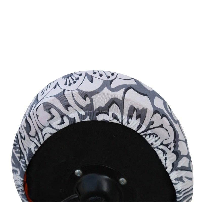 Housse de Chaise Ronde Imprimée Fashion - Protecteur Élastique et Extensible