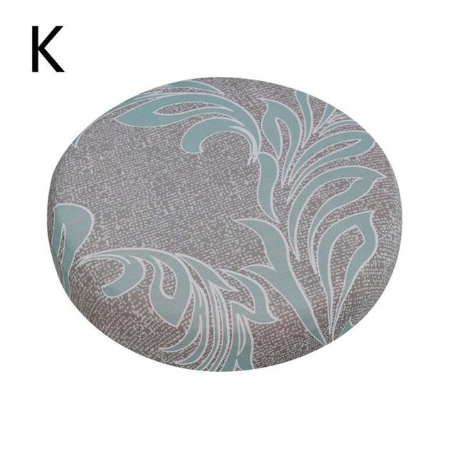 Housse de Chaise Ronde Imprimée Fashion - Protecteur Élastique et Extensible