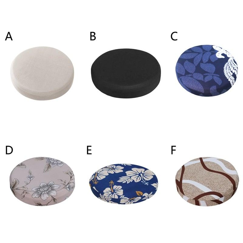 Housse de Chaise Ronde Imprimée Fashion - Protecteur Élastique et Extensible